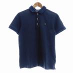  Mark &ronaMARK&amp;LONA одежда для гольфа рубашка-поло cut and sewn короткий рукав олень. . Skull вышивка нашивка M темно-синий темно-синий tops /YA мужской 