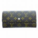 ルイヴィトン LOUIS VUITTON 長財布 モノグラム ポシェット ポルト モネ クレディ M61724 茶 ブラウン 小物 ウォレット /YA ☆AA★ レディ
