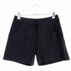  Misch Masch MISCH MASCH шоу хлеб брюки Short tuck Zip fly оборка одноцветный S чёрный черный низ /T2 женский 