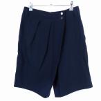 tendorobiumDENDROBIUM шорты Short tuck боковой застежка-молния одноцветный 38 темно-синий темно-синий низ /T2 женский 