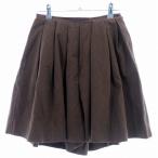 myuge fifth avenue muguet fifth avenue юбка-брюки брюки шоу Pantah k боковой застежка-молния хлопок тысяч птица ..36 чай Brown 