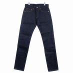 ショッピング桃 未使用品 桃太郎ジーンズ 0306-12SP 出陣レーベル デニム パンツ 12oz 桃耳 セルビッチ タイトテーパード ボタンフライ ジーンズ ジーパン