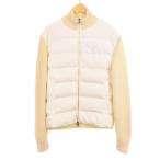 モンクレール MONCLER 20AW CARDIGAN TRICOT ダウンジャケット ニット切替 L アイボリー F20919B51600 A9422 ☆AA★ メンズ