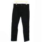 ジョンブル JOHNBULL フレックス スリム テーパード ジーンズ デニムパンツ L 黒 21142 /TK メンズ