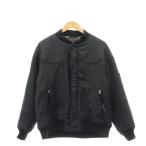 ショッピングGARCONS コムデギャルソンオム COMME des GARCONS HOMME 23AW ジップポケット ボンバージャケット ブルゾン ウール 裏地カモフラ XS 黒 HL-JO11