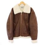 vetomombetomonVETEMENTS VTMNTS мутон жакет B3sia кольцо внешний L Brown VL18JA120X /KH мужской 