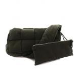 ボッテガヴェネタ BOTTEGA VENETA Padded Tech Cassette Mini カセットミニ ショルダーバッグ カーキ /KH レディース