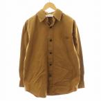 マルニ MARNI シャツ 長袖 カットオフ コットン 38 茶 ブラウン CAMA0312Y0TCY65 /AN32 ☆AA★ メンズ