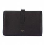 セリーヌ CELINE ラージストラップウォレット 長財布 二つ折り レザー 黒 /KH ☆AA★ メンズ レディース