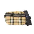 バーバリー BURBERRY ノバチェック ボディバッグ ウエストポーチ ベージュ 4074307 ☆AA★ メンズ