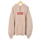ショッピングsupreme シュプリーム SUPREME 24FW Box Logo Hooded Sweatshirt ボックスロゴ フーデッドスウェットシャツ パーカー フーディー L ベージュ