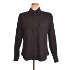 ボッテガヴェネタ BOTTEGA VENETA ユニフォーム シャツ 長袖 36 茶 ブラウン 656224 ☆AA★ レディース