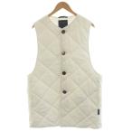  Lavenham LAVENHAM L'ECHOPPE специальный заказ Британия производства Big Quilt Gillet с хлопком лучший стеганое полотно нейлон внешний L белый SLJ40121