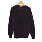 ショッピングシュプリーム シュプリーム SUPREME Waffle Small Box Logo Sweater ワッフル スモールボックスロゴ ニット セーター S 黒 ブラック メンズ