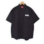 シュプリーム SUPREME 21SS Dog S/S Work Shirt ウエスタンシャツ 半袖 M 黒 ブラック メンズ