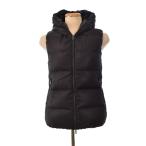 デュベティカ DUVETICA FEBEDUE ダウンベスト フード 42 黒 ブラック  レディース