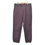 ボッテガヴェネタ BOTTEGA VENETA チノパン テーパードパンツ ジッパーフライ 裾ジップ 50 紫 パープル メンズ