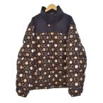 グッチ GUCCI ケンスコット Ken scott 21SS ダウンジャケット ダウンベスト 総柄 2way 48 黒 ブラック 644381 ☆AA★ メンズ