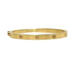  Tory Burch TORY BURCH Miller Icon шарнир браслет браслет аксессуары Gold цвет *AA* женский 