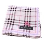  не использовался товар Burberry BURBERRY носовой платок noba проверка шланг вышивка розовый фиолетовый лиловый /TK #GY99 женский 