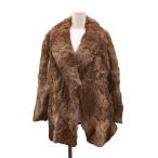 roti колено Rotiny меховое пальто меховое пальто средний длина внешний 9 чай Brown /AN #GY99 женский 