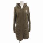  Pearly Gates PEARLY GATES длинный Parker Golf Zip выше принт 0 хаки /UO женский 