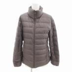 ユニクロ UNIQLO ウルトラライトダウンジャケット ジップアップ ナイロン S グレー 211-4397021 /HO レディース