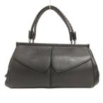 ショッピングヴェネタ ボッテガヴェネタ BOTTEGA VENETA ハンドバッグ 横型 レザー イントレチャート 黒 ブラック ☆AA★ レディース