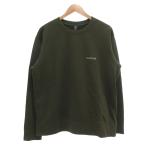 モンベル Montbell コットン スウェット トレーナー XL 長袖 ワンポイント カーキ 2104643 /NU メンズ
