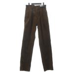 ショッピングラルフ ポロ バイ ラルフローレン Polo by Ralph Lauren コーデュロイパンツ ジッパーフライ コットン 茶 ブラウン W31 L34