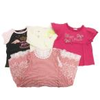 ショッピングメゾピアノ メゾピアノ mezzo piano 4点 セット まとめ Tシャツ カットソー ワンピース 100 110 赤 レッド ピンク ■GY14 キッズ