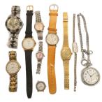  Seiko SEIKO LANCO Lanvin и т.п. 10 позиций комплект суммировать наручные часы часы карманные часы неподвижный товар аналог Junk #GY99 мужской женский 