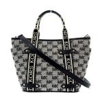 マイケルコース MICHAEL KORS MAEVE トートバッグ ショルダーバッグ グレー 黒 ブラック /AK29 レディース