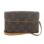 ルイヴィトン LOUIS VUITTON モノグラム ポシェット フロランティーヌ キャンバス ウエスト バッグ ポーチ 茶 ブラウン M51855 /IR ■GY07