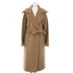 マックスマーラ MAX MARA 白タグ マニュエラ アイコンコート ガウンコート アウター バージンウール カシミヤ混 42 M ベージュ /KH レディ