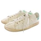 バレンシアガ BALENCIAGA adidas スタンスミス STAN SMITH WORN OUT スニーカー レザー 27.5cm 白 ホワイト 緑 グリーン /SR37 ■AD メンズ