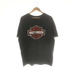 ハーレーダビッドソン HARLEY DAVIDSON ロゴTシャツ プリント XS 黒 赤 白 /MI ■OS ■SH メンズ