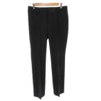 バーバリー BURBERRY テーパードパンツ スラックス ウール 36 黒 ブラック B1R81-205-09 /FF ■GY43 レディース