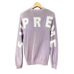 ショッピングsupreme シュプリーム SUPREME 20SS Back Logo Sweater ニット セーター ロゴ 長袖 M 紫 パープル ☆AA★ メンズ