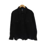 ショッピングstussy ステューシー STUSSY シャツジャケット ウール XL ブラック /ES ■GY18 メンズ