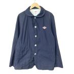 ダントン DANTON 丸襟ブルゾン ジャケット シングル JD-8715 DUK 42 紺 ネイビー メンズ