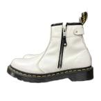 ドクターマーチン DR.MARTENS ツインジップブーツ ショートブーツ レザー ジップアップ 39 24.5cm 白 ホワイト 2976 レディース
