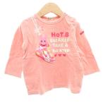  Miki House mikihouse футболка cut and sewn 90 длинный рукав принт иллюстрации розовый /AE #GY14 Kids 