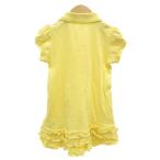  Ralph Lauren RALPH LAUREN Polo One-piece короткий рукав оборка po колено вышивка девочка 90 желтый желтый /GV #GY14 Kids 