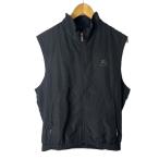 ショッピングBURBERRY バーバリーゴルフ BURBERRY GOLF ベスト ジップアップベスト ブラック L メンズ