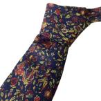  Salvatore Ferragamo Salvatore Ferragamo цветочный принт галстук темно-синий #GY43 мужской 