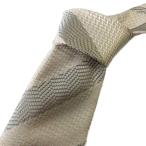 joru geo Armani GIORGIO ARMANI наклонный полоса галстук белый серебряный #GY43 мужской 