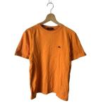バーバリーブラックレーベル BURBERRY BLACK LABEL Tシャツ カットソー 半袖 無地 2 オレンジ ■GY43 メンズ