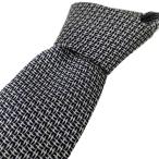 エルメス HERMES 総柄 ネクタイ シルク 758912T ネイビー ☆AA★ メンズ