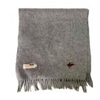  Burberry zBurberrys кашемир muffler палантин бахрома Logo серый #GY06 мужской 